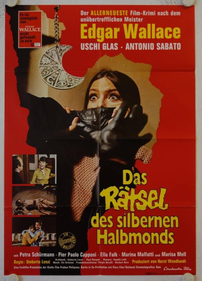 Das Rätsel des silbernen Halbmonds originales deutsches Filmplakat